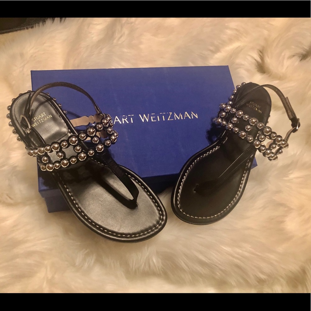 *NEW* Stuart Weitzman Taxi Studded Sandals